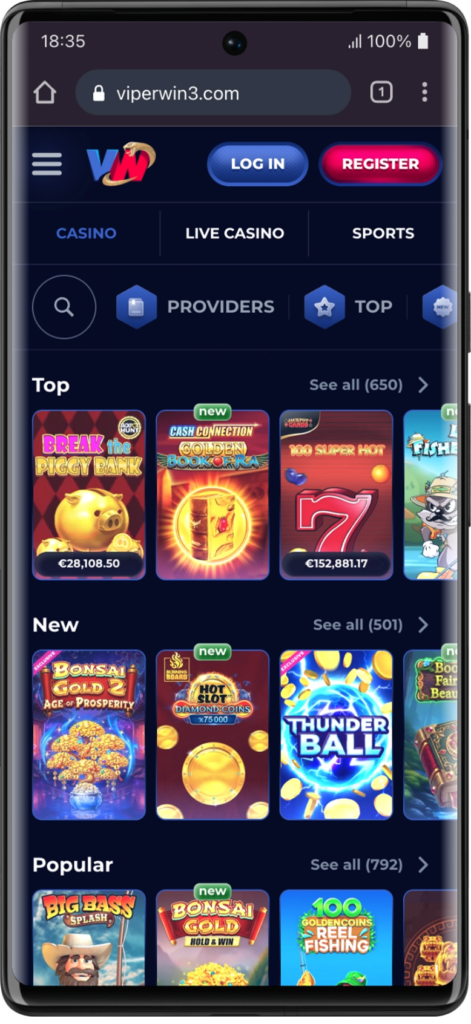 Viperwin Android asennus